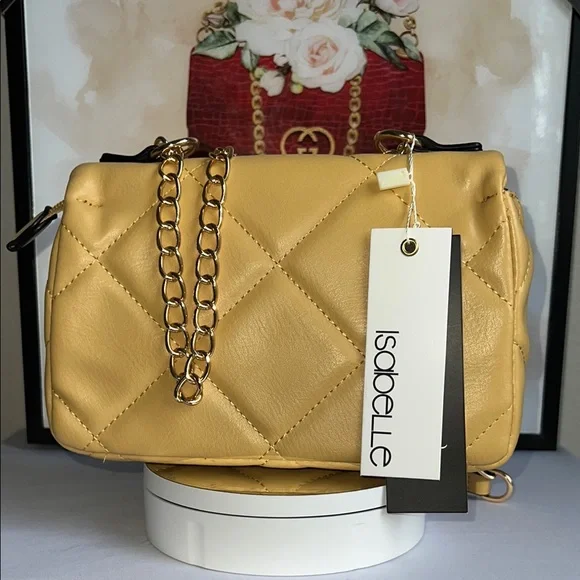 Isabelle Vegan leather Studded Crossbody Bag - Picture 3 of 16